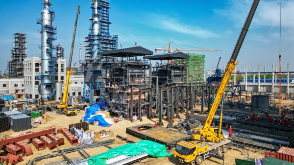 直擊一線！鄭鍋針狀焦余熱鍋爐項目建設全面提速